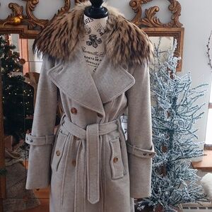 Beautiful grey wool coat